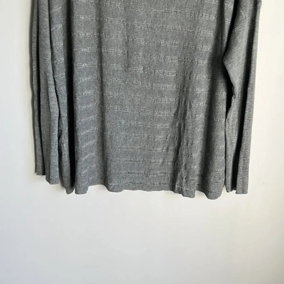 Eileen Fisher Gray Crew Neck Sweater - Picture 3 of 11